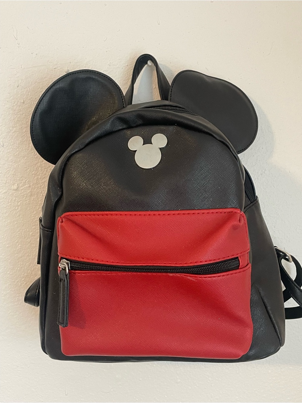 Disney Black & Red Kids Mickey Ear Mini Backpack
